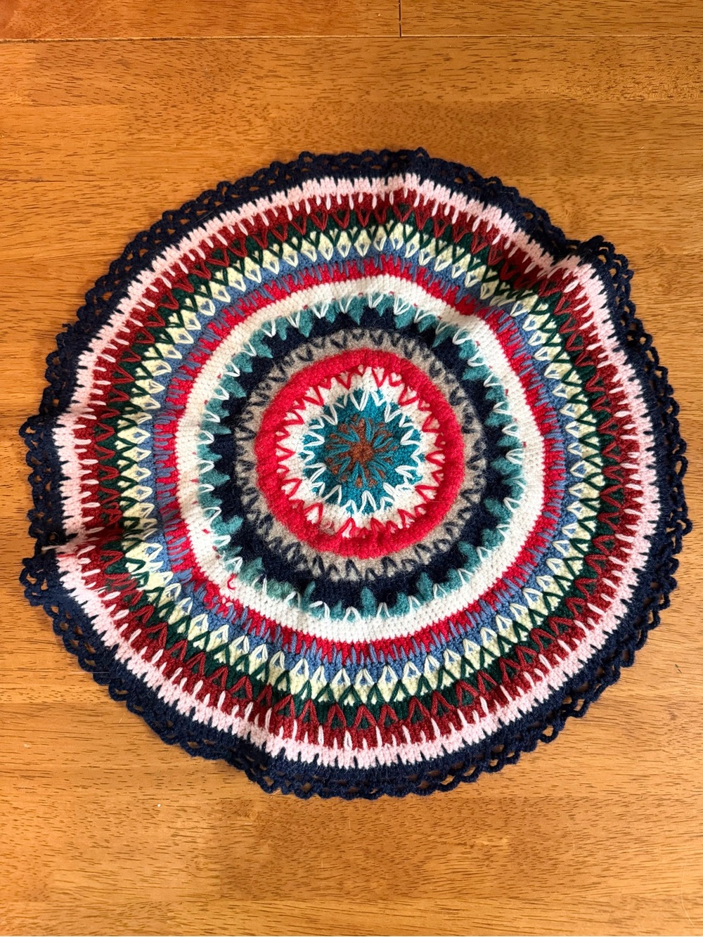 Multicolor Crochet Doily
